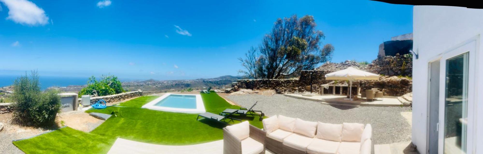 Villa Alegria Gran Canaria Piscina Climatizada لاس بالماس دي غران كاناريا المظهر الخارجي الصورة